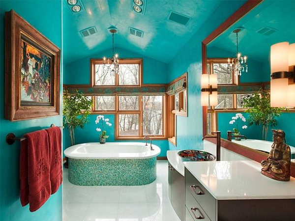 浴室颜色设计