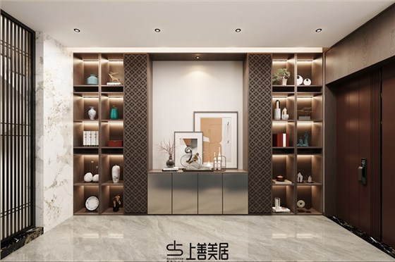 江水西岸500平联排别墅装修效果图5