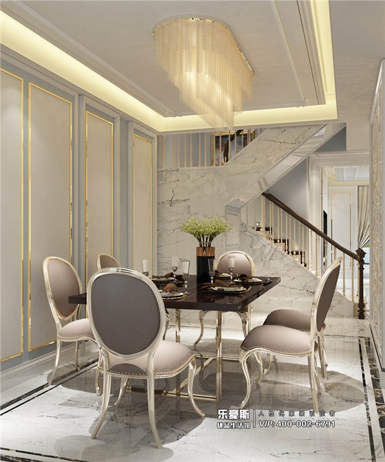 盛邦大都会180平米装修效果图-石家庄上善美居装饰公司
