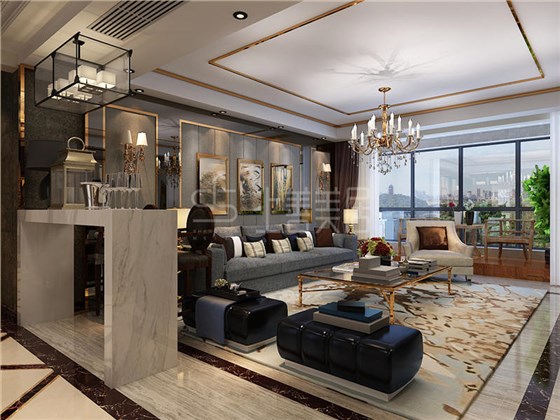 嘉苑小区180平后奢风