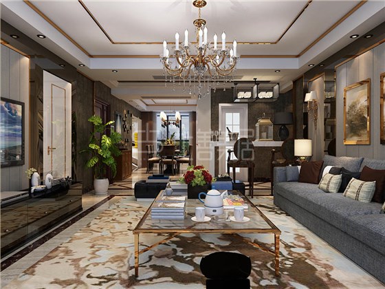 嘉苑小区180平后奢风