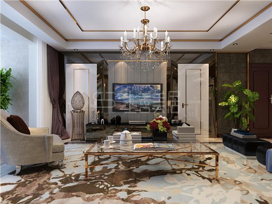 嘉苑小区180平后奢风