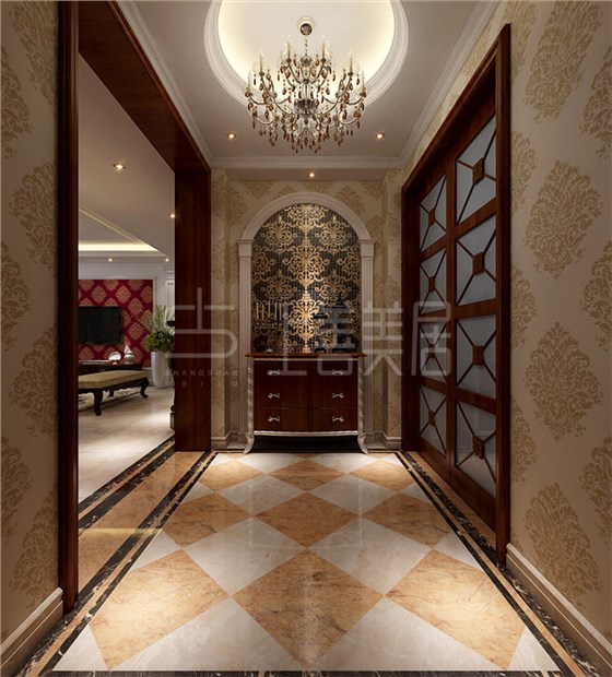 天山熙湖320平简欧风格