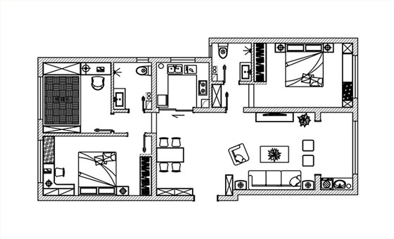 奥北公元135平平面