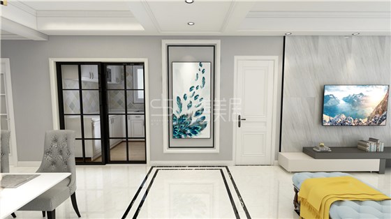 奥北公元135平简欧混搭