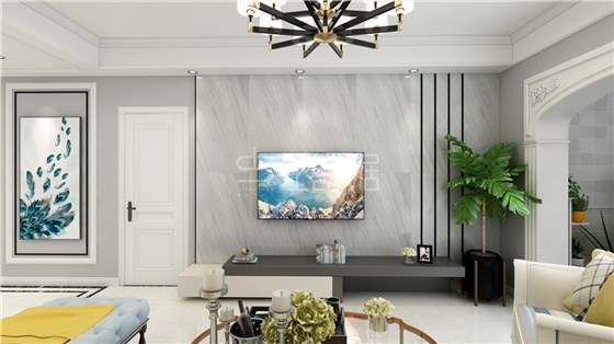 奥北公元135平简欧混搭