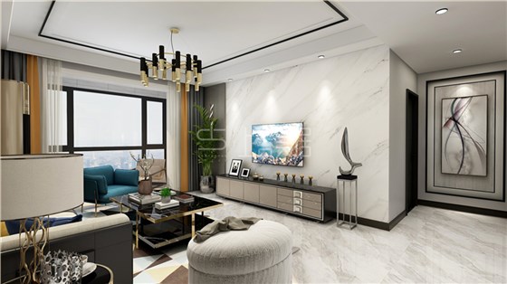 紫晶悦城132平后现代风格