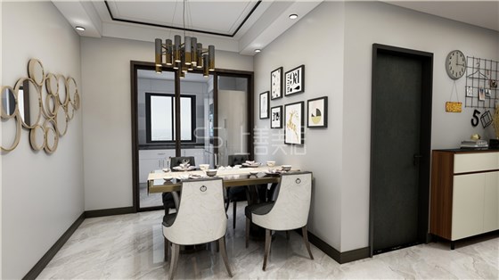 紫晶悦城132平后现代风格