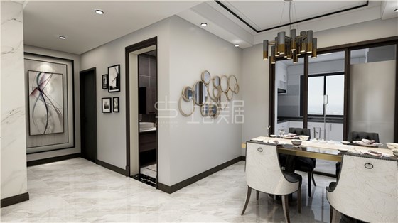 紫晶悦城132平后现代风格