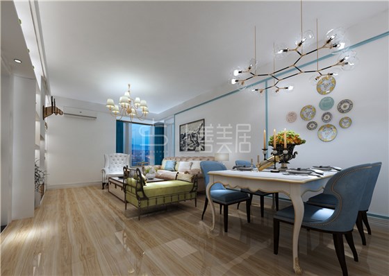 东岸名苑100平简美