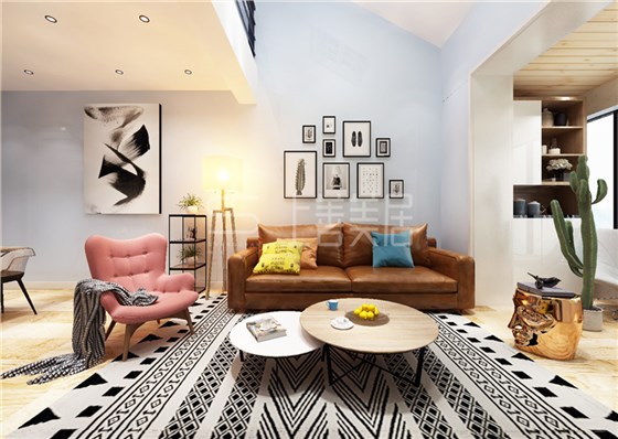 石门小区150平北欧风格