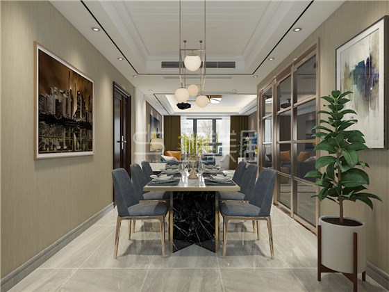 荣盛华府160平现代风格