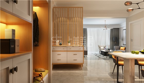 盛邦大都会80平简约原木风格