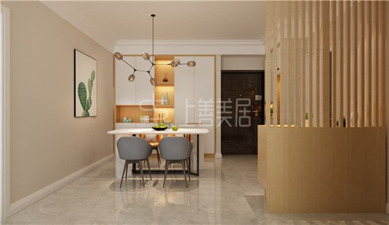 盛邦大都会80平简约原木风格