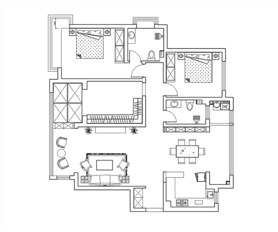 盛邦大都会平面布局图