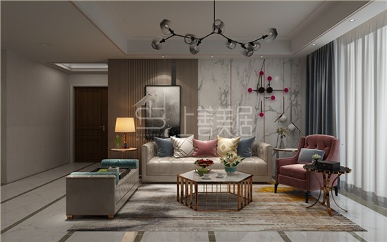 盛邦大都会139平现代简约