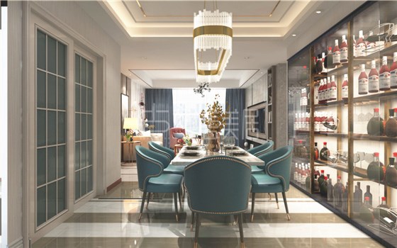 盛邦大都会139平现代简约