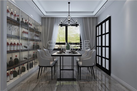 天河悦城138平现代风格