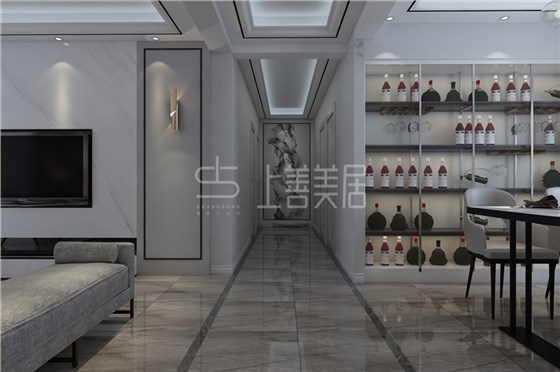 天河悦城138平现代风格