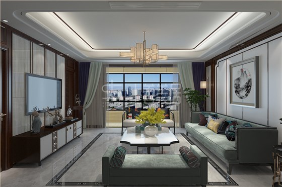 天河悦城168平新中式