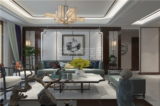 天河悦城168平新中式