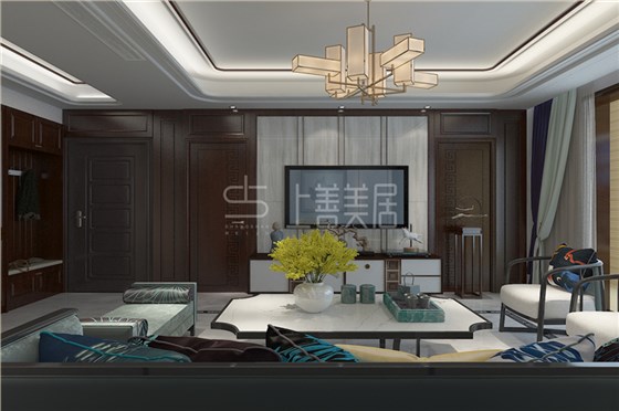 天河悦城168平新中式