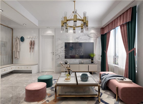 天河悦城118平米现代轻奢