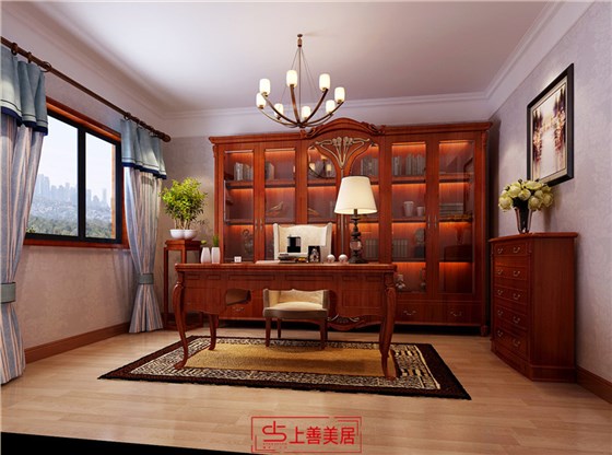 众美凤凰府128平书房