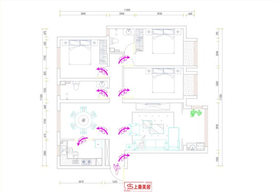 空间动线图