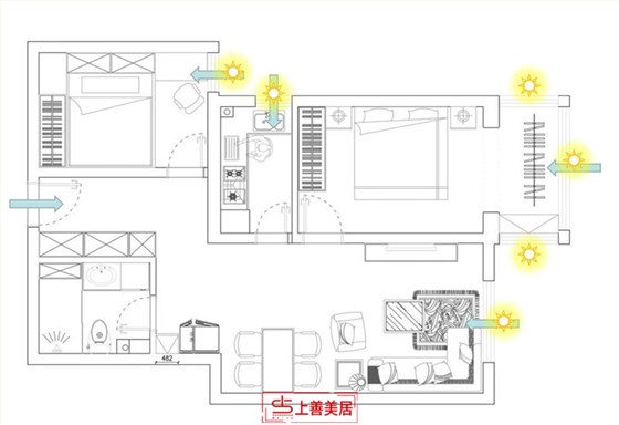 采光图
