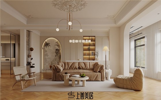 栾城林荫春天170平法式效果图02