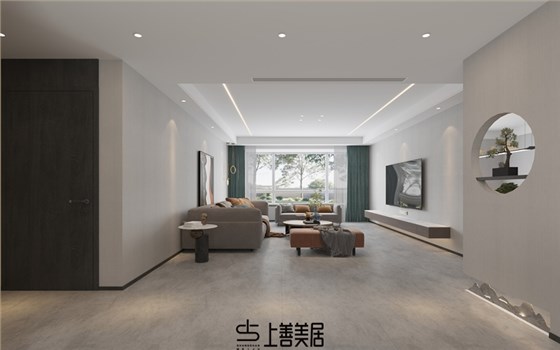 国瑞城140平现代简约装修设计12