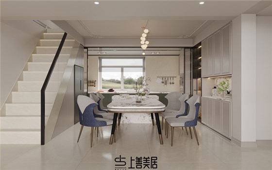 保定康城紫玉府140轻奢风格效果图05