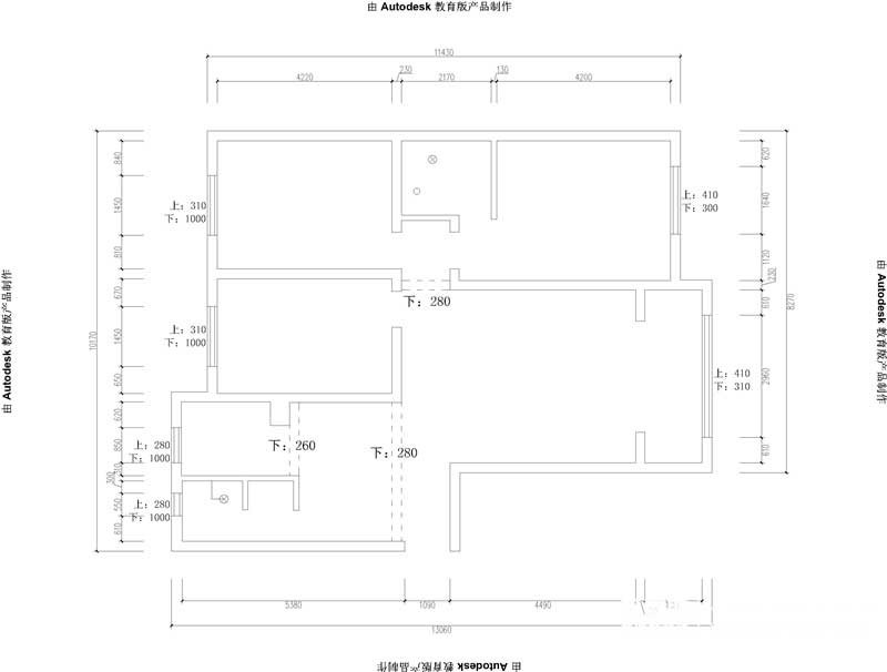 天海誉天下原始户型图