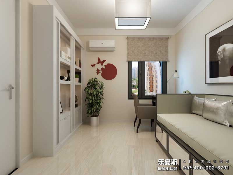 石家庄奥北公园三室两厅现代装修效果图
