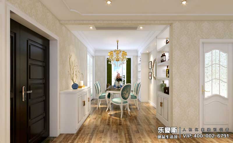 嘉苑190平米简欧风格装修效果图