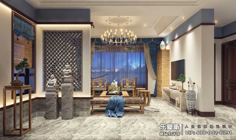 碧桂园180平米新中式风格效果图