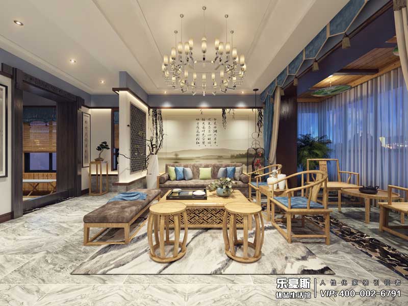 碧桂园180平米新中式风格效果图
