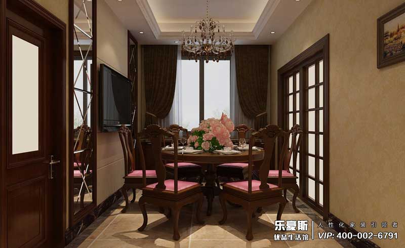 天下锦城200平米新中式装修效果图