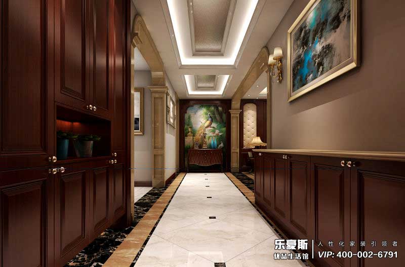 石家庄星河御城318平米美式装修效果图