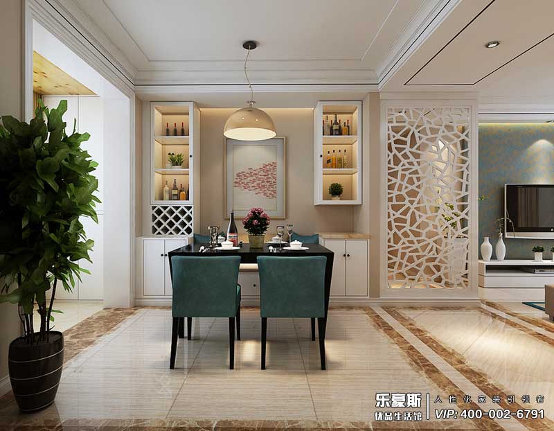 保利花园137平米简约风格装修效果图