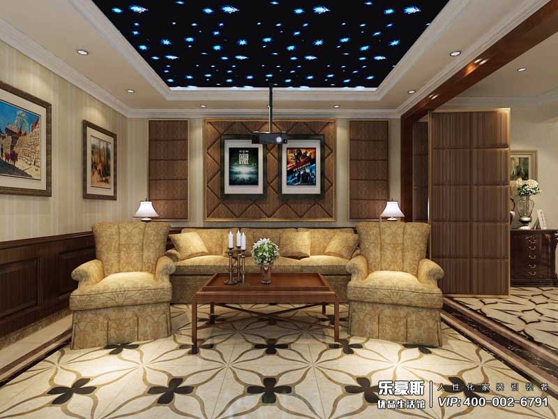 天下锦城300平米简欧风格装修效果图