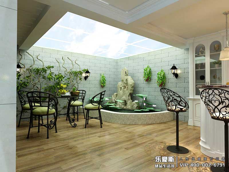 天下锦城300平米简欧风格装修效果图