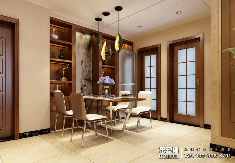 启锐园104平米美式风格装修效果图
