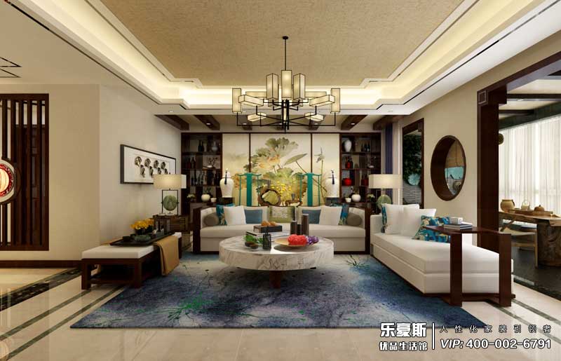 天水丽城180平米新中式风格装修效果图