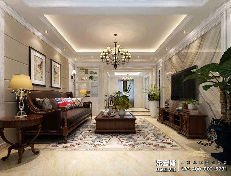正定墅洋居礼别墅欧式风格装修效果图