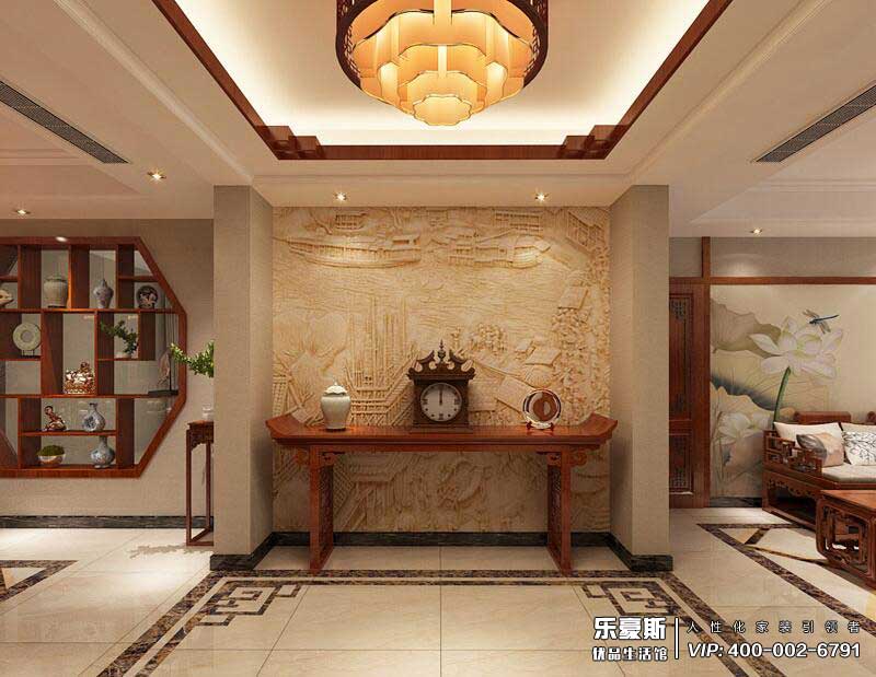 石家庄翰唐小区中式风格装修效果图