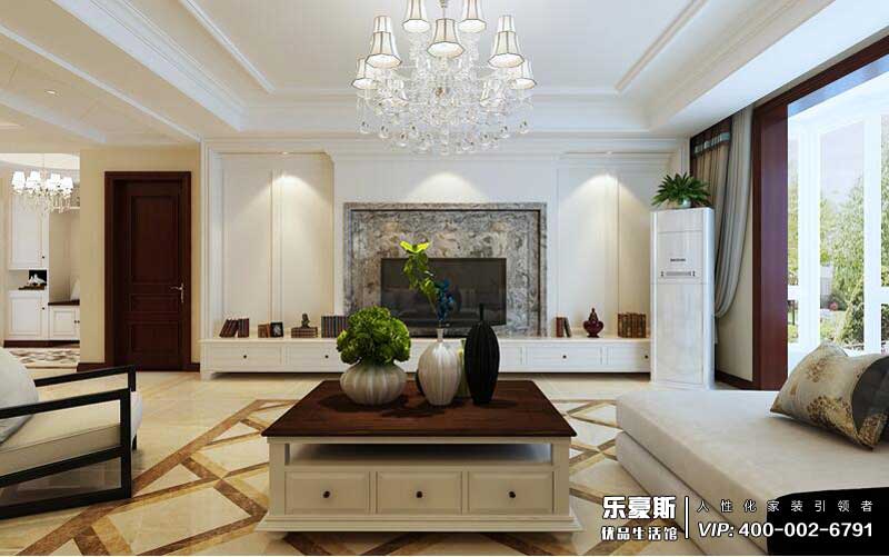 石家庄万信花园220平米现代简约风格装修效果图