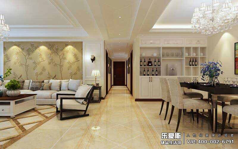 石家庄万信花园220平米现代简约风格装修效果图