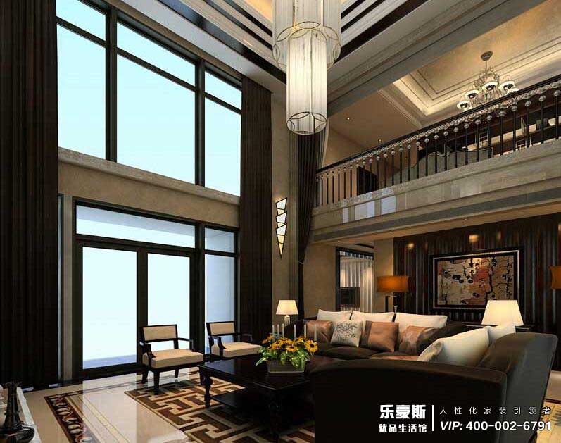 西美金山湖小镇后现代风格别墅装修效果图